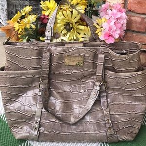 MGianni Bini large satchel handbag